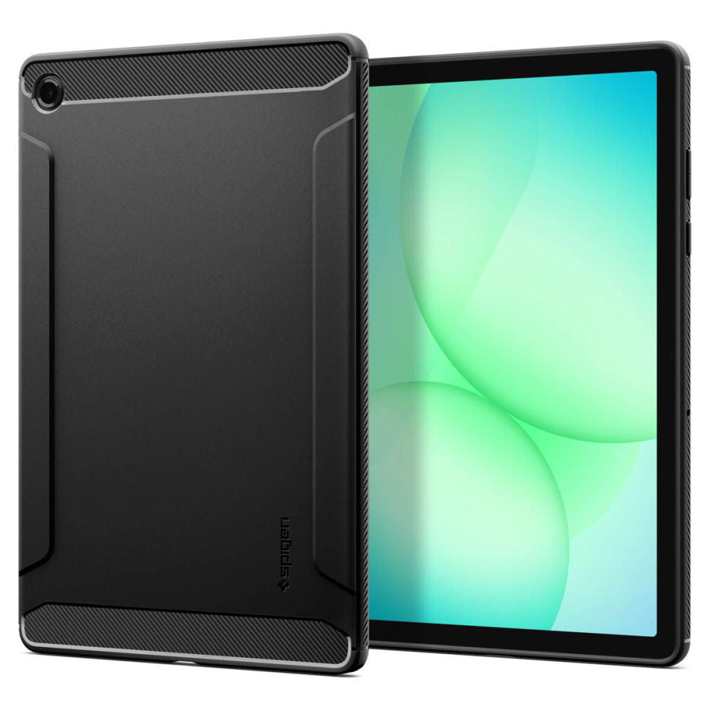 Hülle für Samsung Galaxy Tab A11+, Spigen, Rugged Armor, Mattschwarz ACS10463