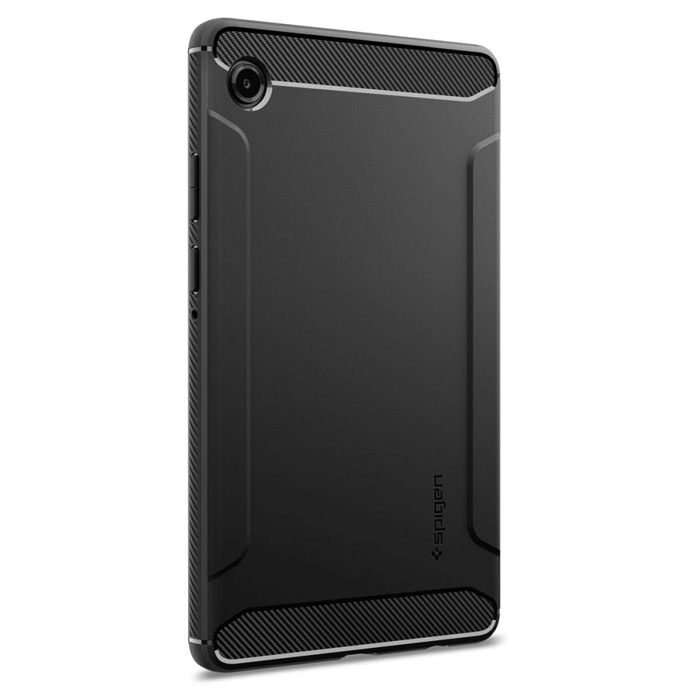 Hülle für Samsung Galaxy Tab A11, Spigen, Rugged Armor, Mattschwarz ACS10462