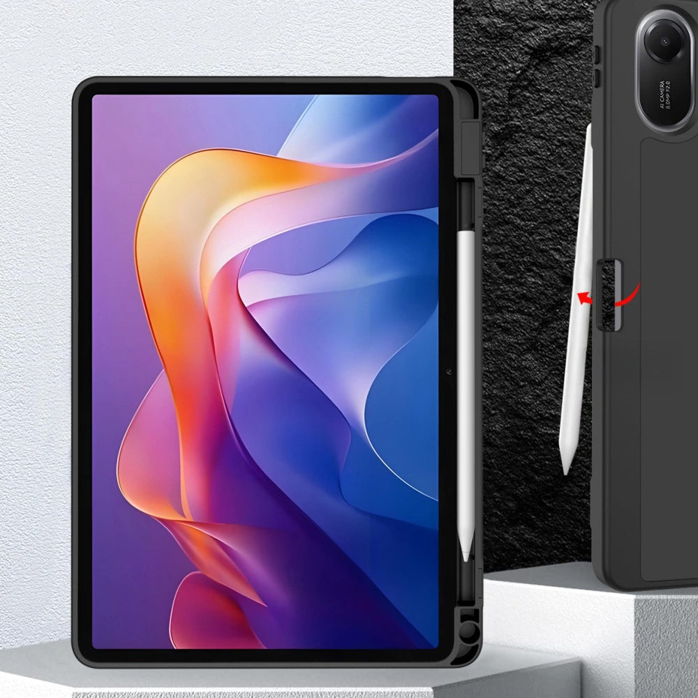 Hoes voor Samsung Galaxy Tab A11 / Tab A9, Techsuit, Flex Trifold Nieuw Model, Matcha Groen