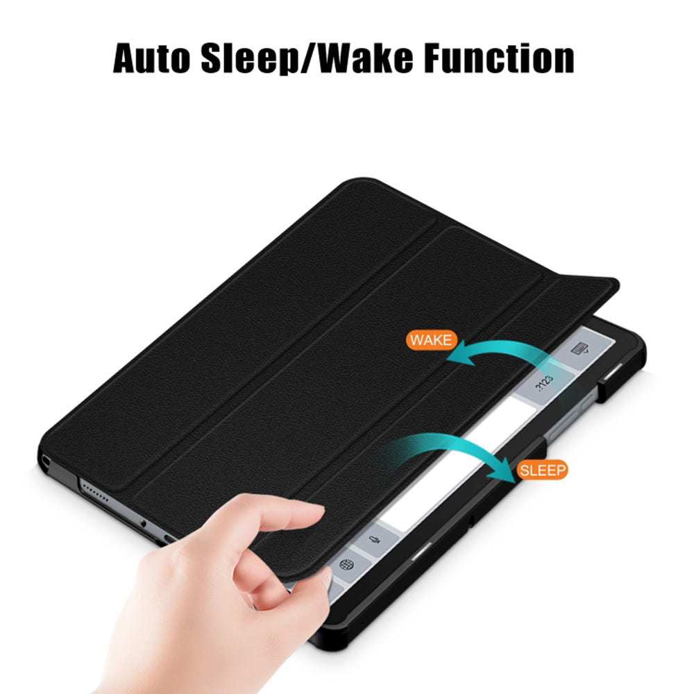 Coque pour Samsung Galaxy Tab A9+, Techsuit, FoldPro, Noire