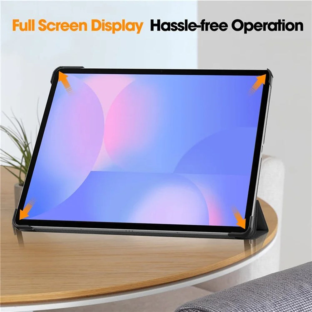 Étui pour Samsung Galaxy Tab S10 FE+, Techsuit, FoldPro, Noir