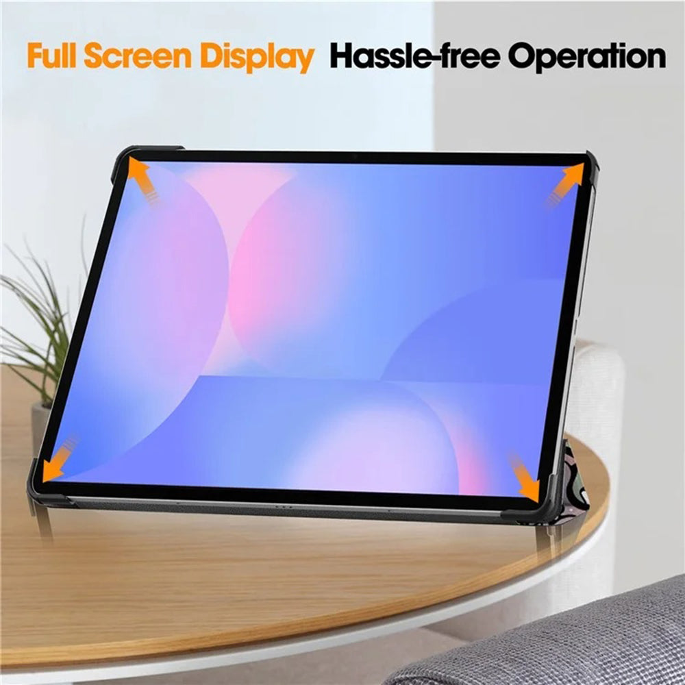 Coque pour Samsung Galaxy Tab S10 FE+, Techsuit, FoldPro Urban Vibe, Multicolore