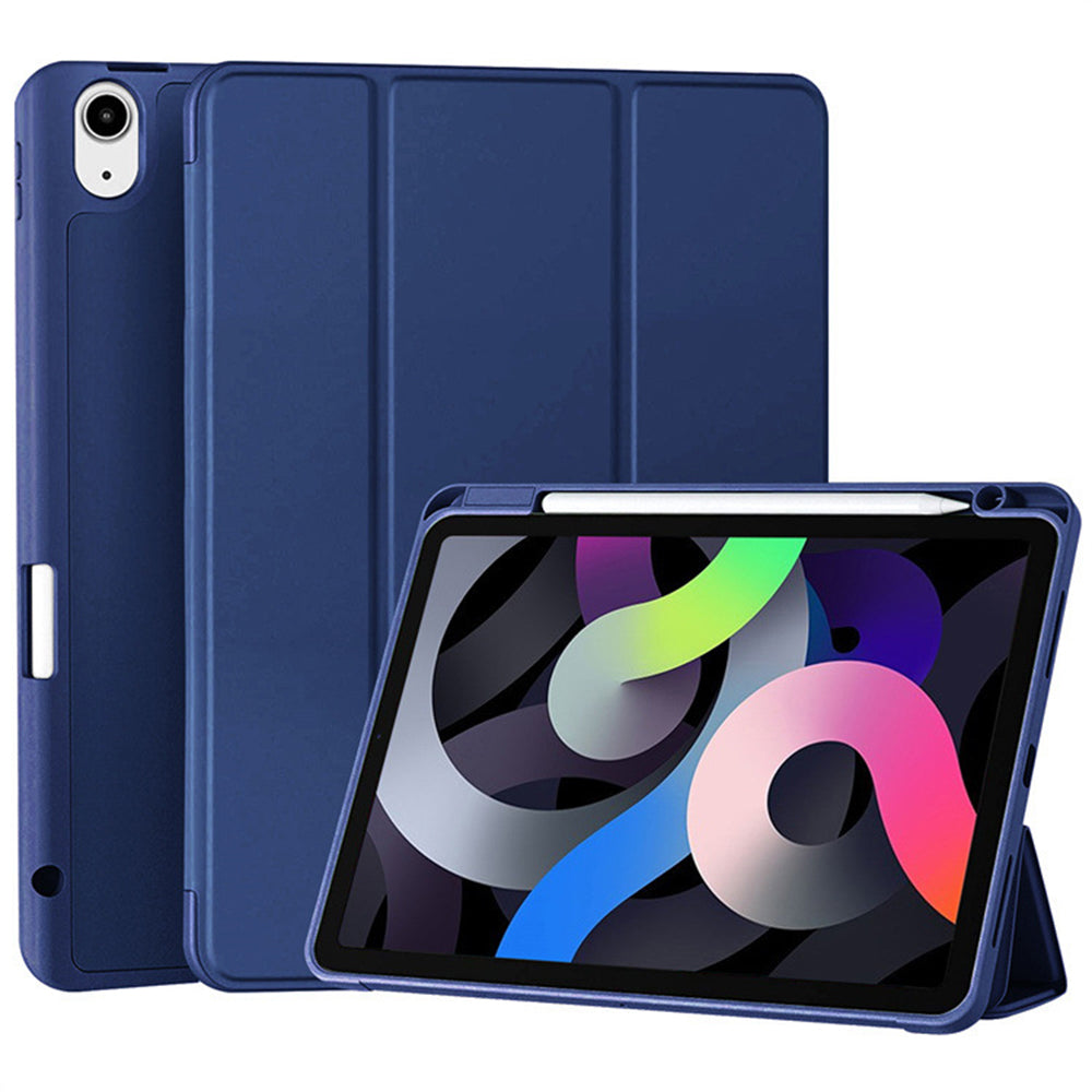 Hülle für Samsung Galaxy Tab S11 Ultra, Techsuit, Flex Trifold, Dunkelblau