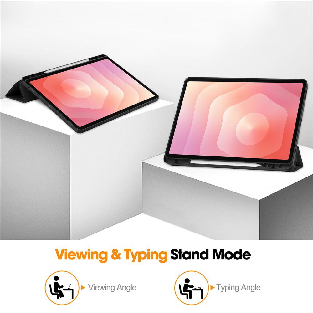 Hülle für Samsung Galaxy Tab S12 Plus, Techsuit, Flex Trifold, Grün