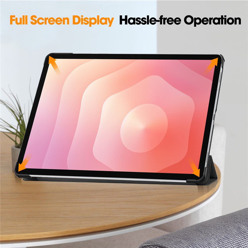 Hoes voor Samsung Galaxy Tab S12 Plus, Techsuit, FoldPro, Zwart