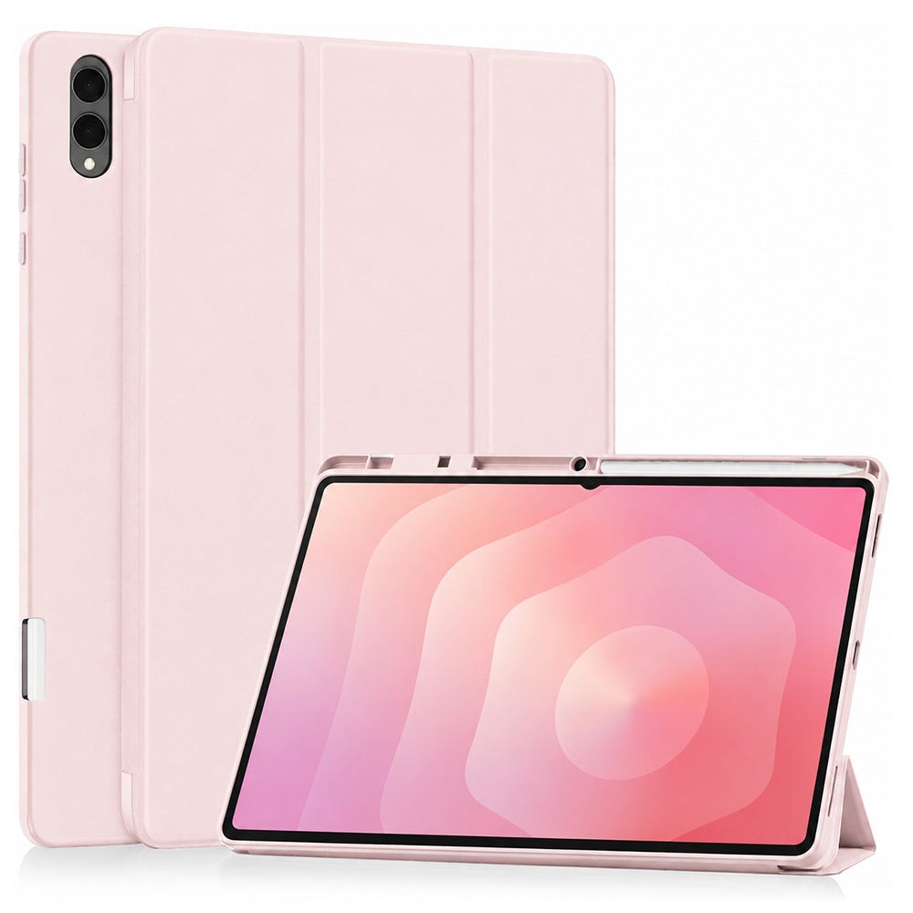 Case for Samsung Galaxy Tab S12 Ultra / Tab S11 Ultra, Techsuit, Flex Trifold, Pink
