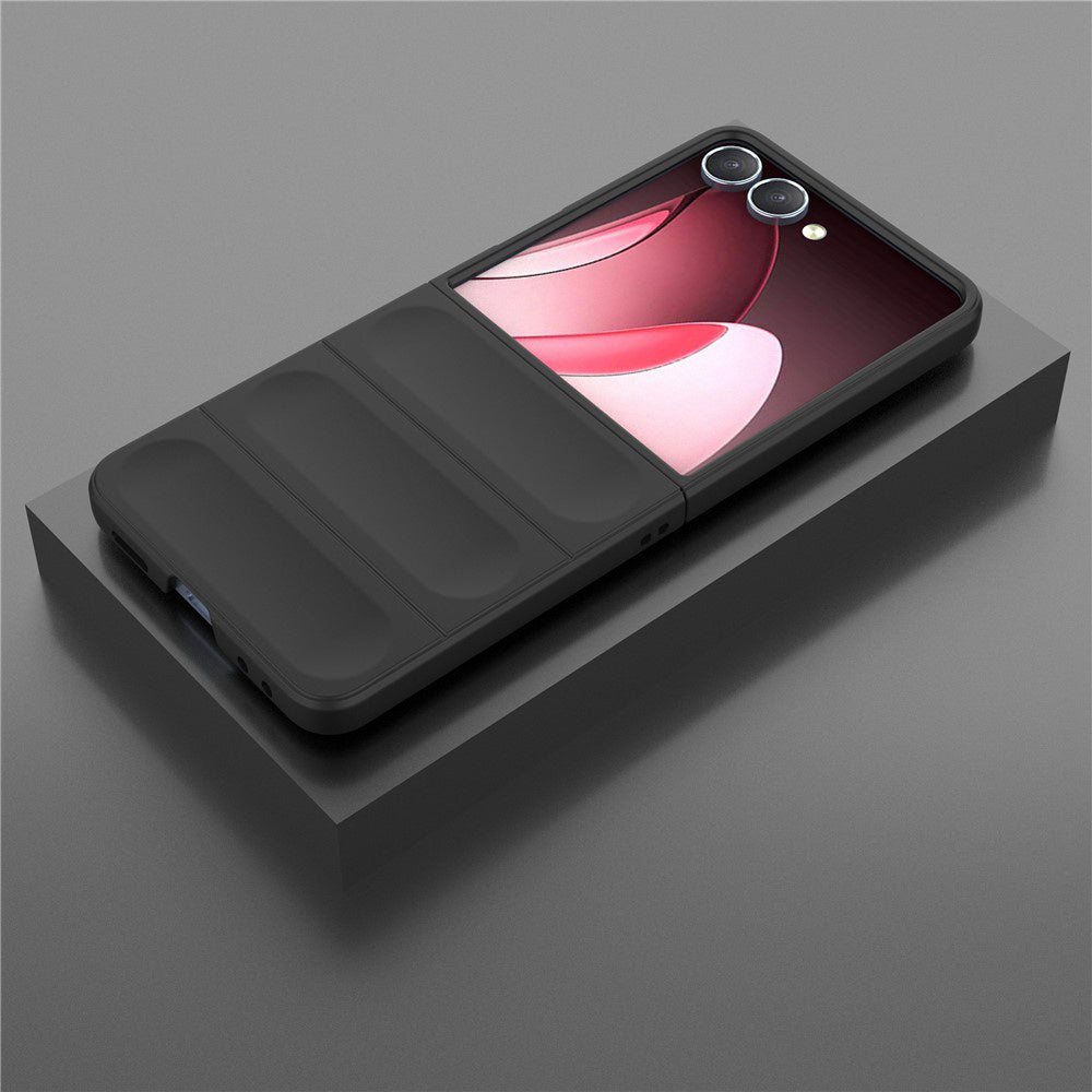 Coque pour Samsung Galaxy Z Flip7 F766, Techsuit, Magic Shield, Bleu