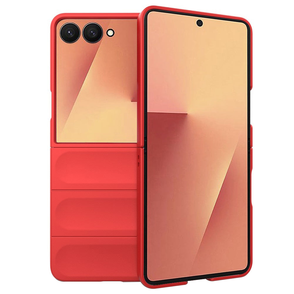 Hoesje voor Samsung Galaxy Z Flip7 F766, Techsuit, Magic Shield, Rood