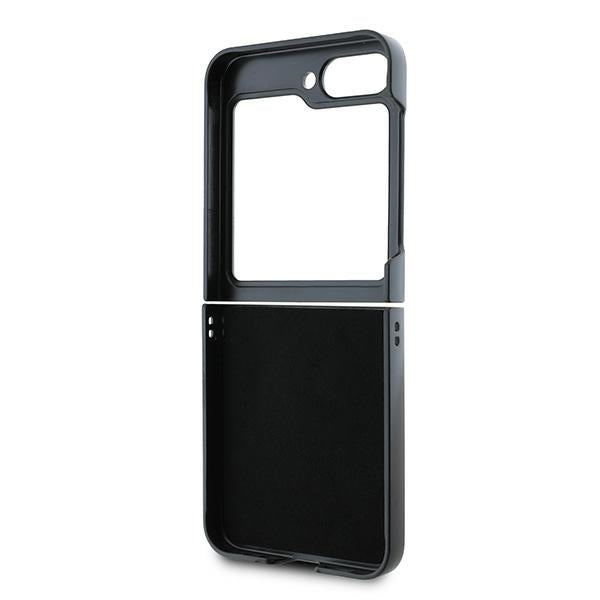 Hoes voor Samsung Galaxy Z Flip7 FE F761 / Z Flip6 F741, DKNY, Geruit Patroon Gedrukte Strepen, Roze