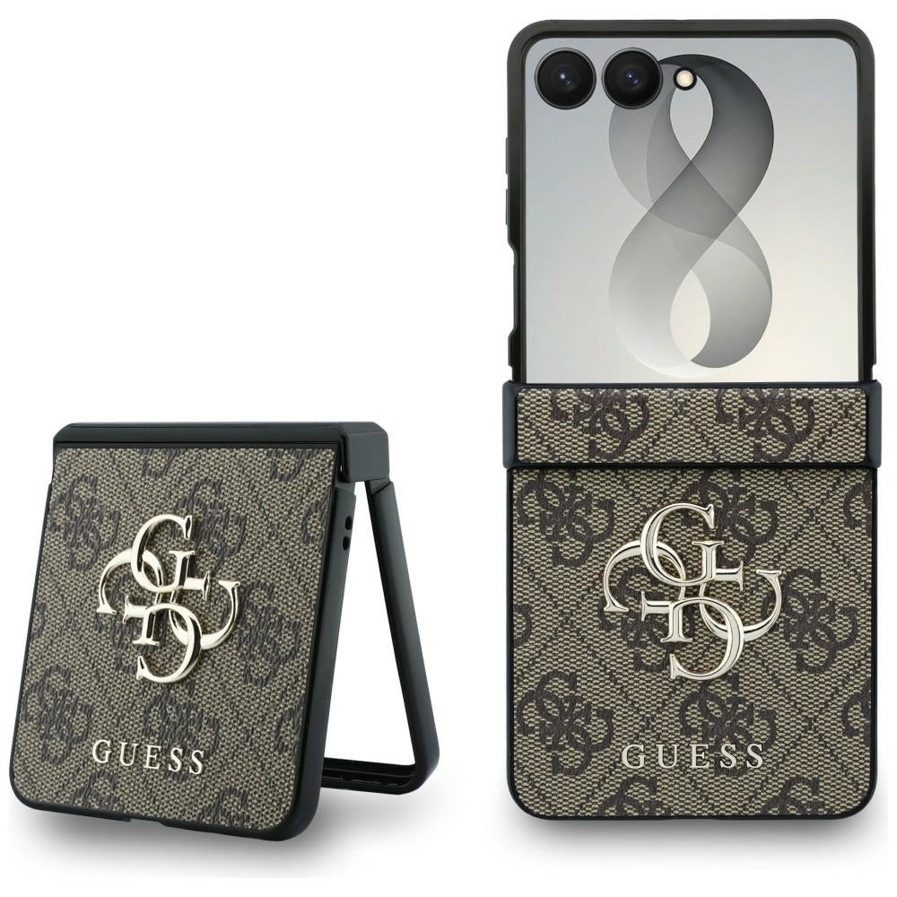 Hoes voor Samsung Galaxy Z Flip8 F776, Guess, 4G Big Logo, Bruin