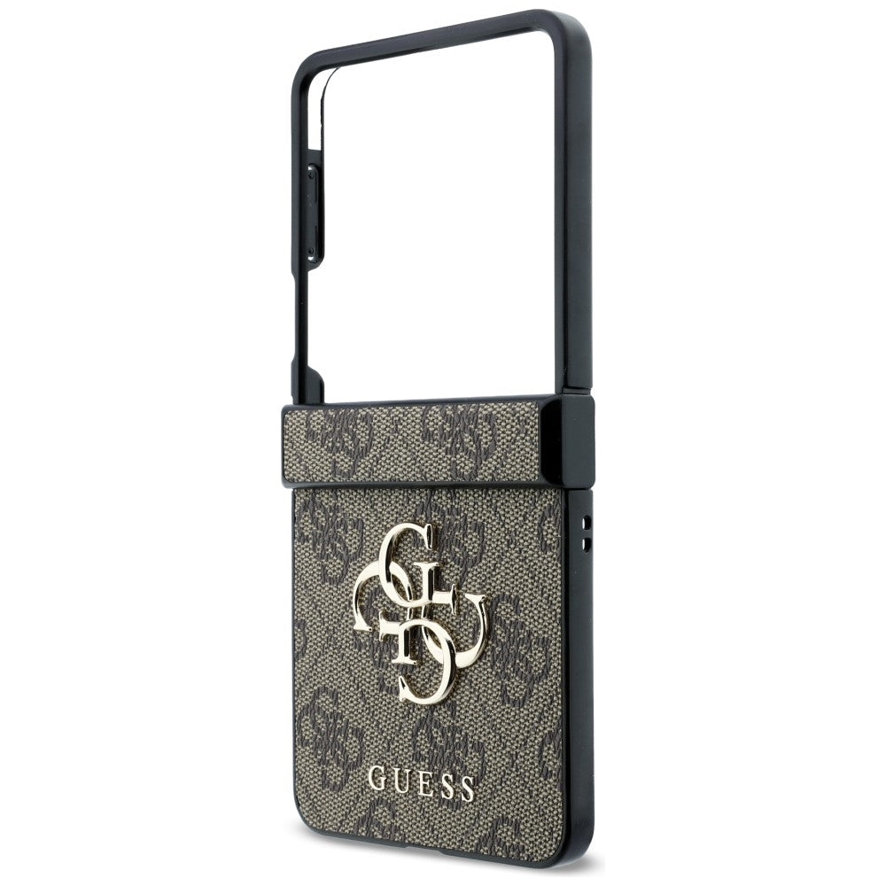 Hoes voor Samsung Galaxy Z Flip8 F776, Guess, 4G Big Logo, Bruin