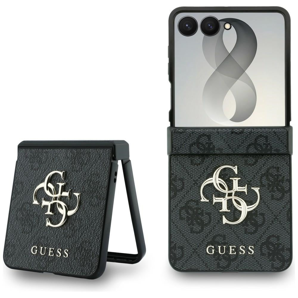 Hoes voor Samsung Galaxy Z Flip8 F776, Guess, 4G Big Logo, Zwart