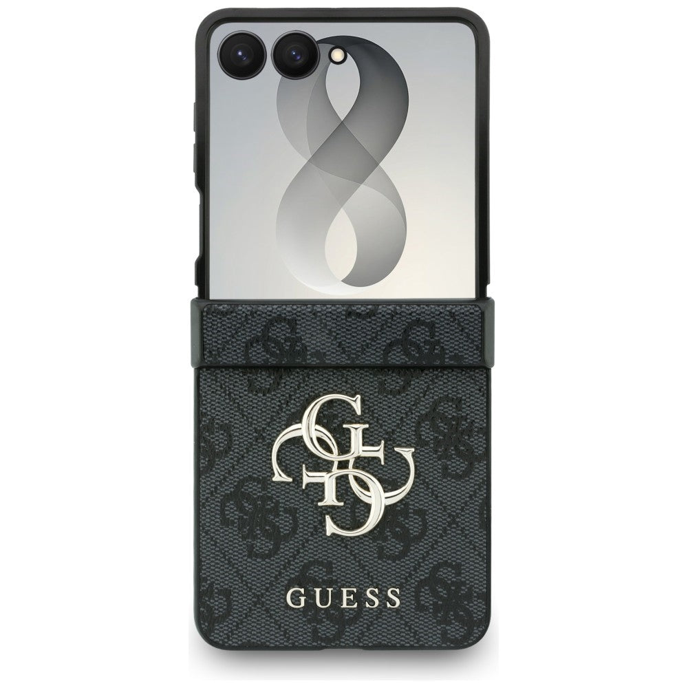 Hoes voor Samsung Galaxy Z Flip8 F776, Guess, 4G Big Logo, Zwart