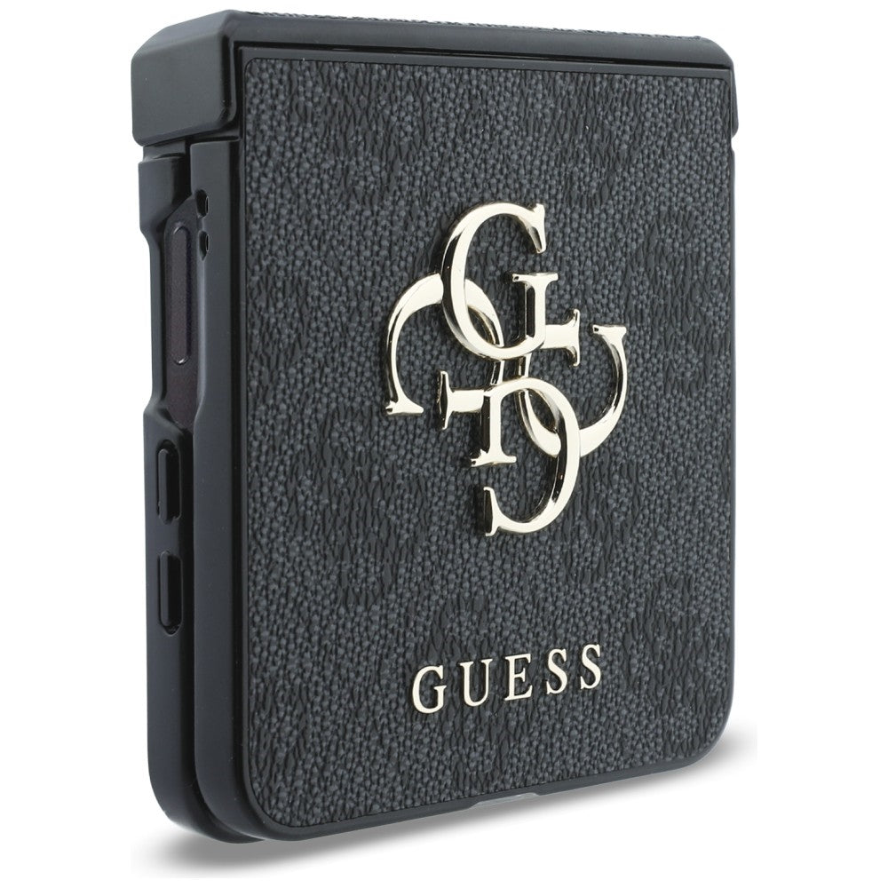 Hoes voor Samsung Galaxy Z Flip8 F776, Guess, 4G Big Logo, Zwart