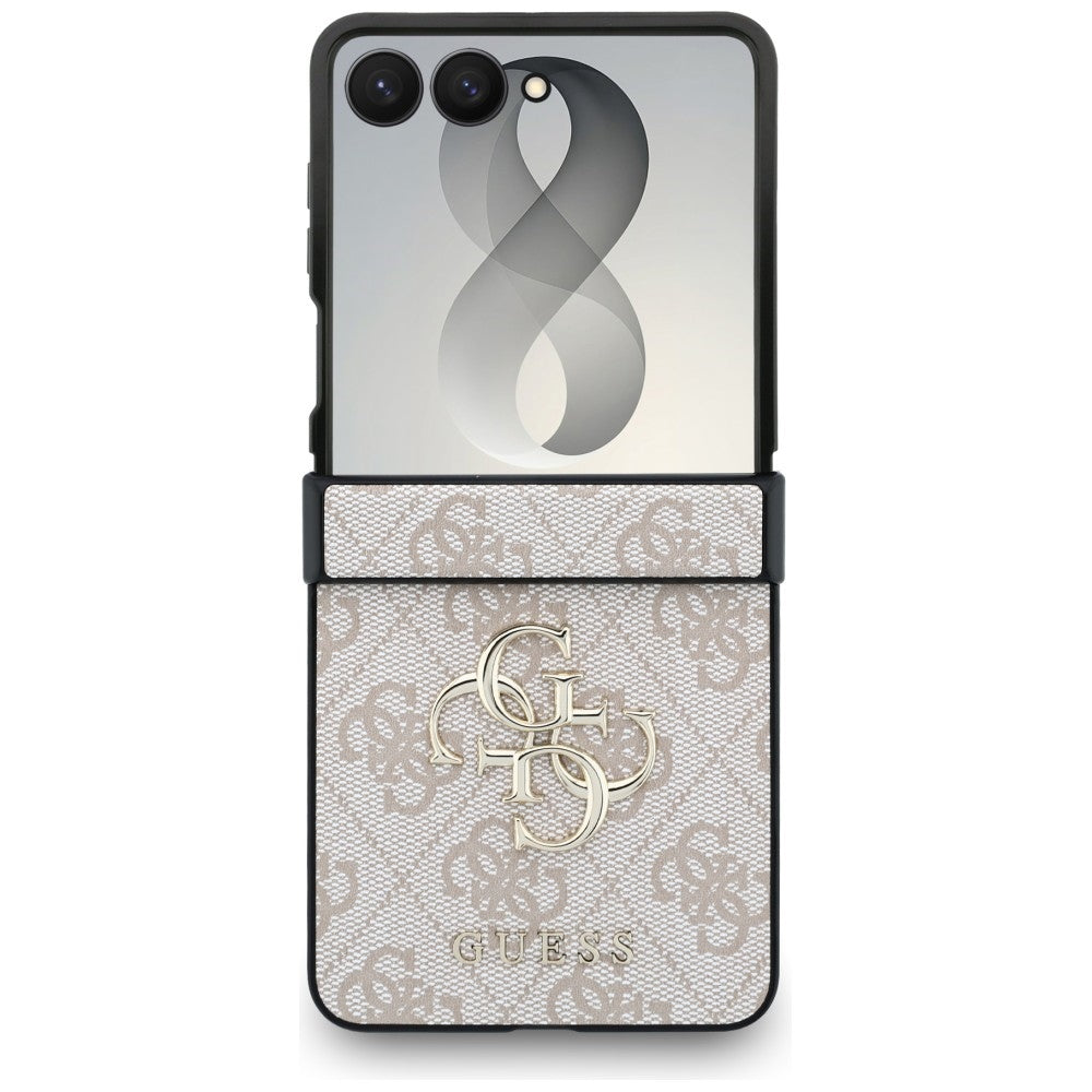 Coque pour Samsung Galaxy Z Flip8 F776, Guess, 4G Big Logo, Rose