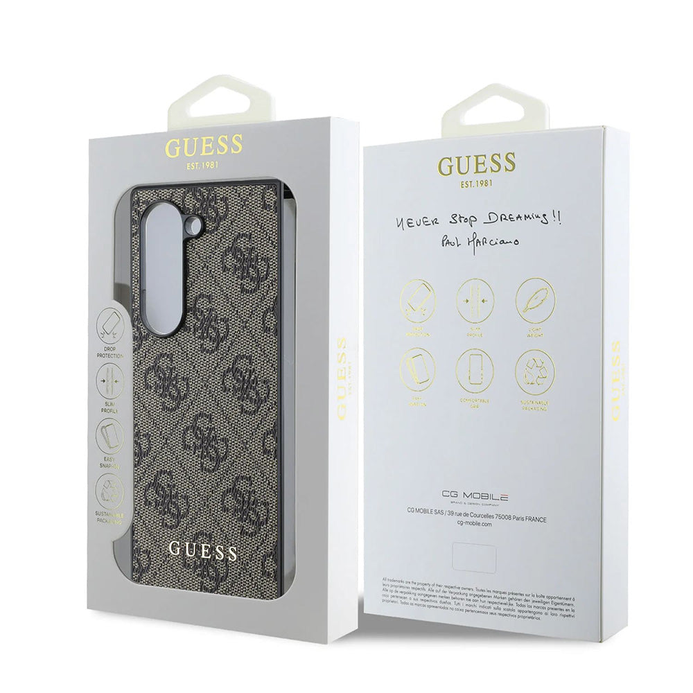 Hoes voor Samsung Galaxy Z Fold6 F956, Guess, 4G, Bruin