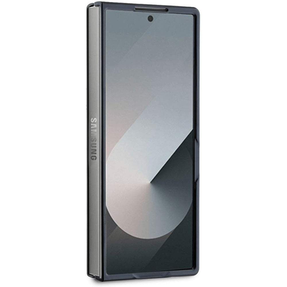 Case for Samsung Galaxy Z Fold6 F956, Guess, 4G Metal Logo, Brown