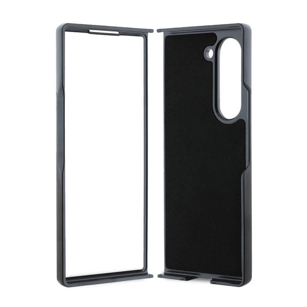 Hoes voor Samsung Galaxy Z Fold6 F956, Guess, Glitter Script, Zwart