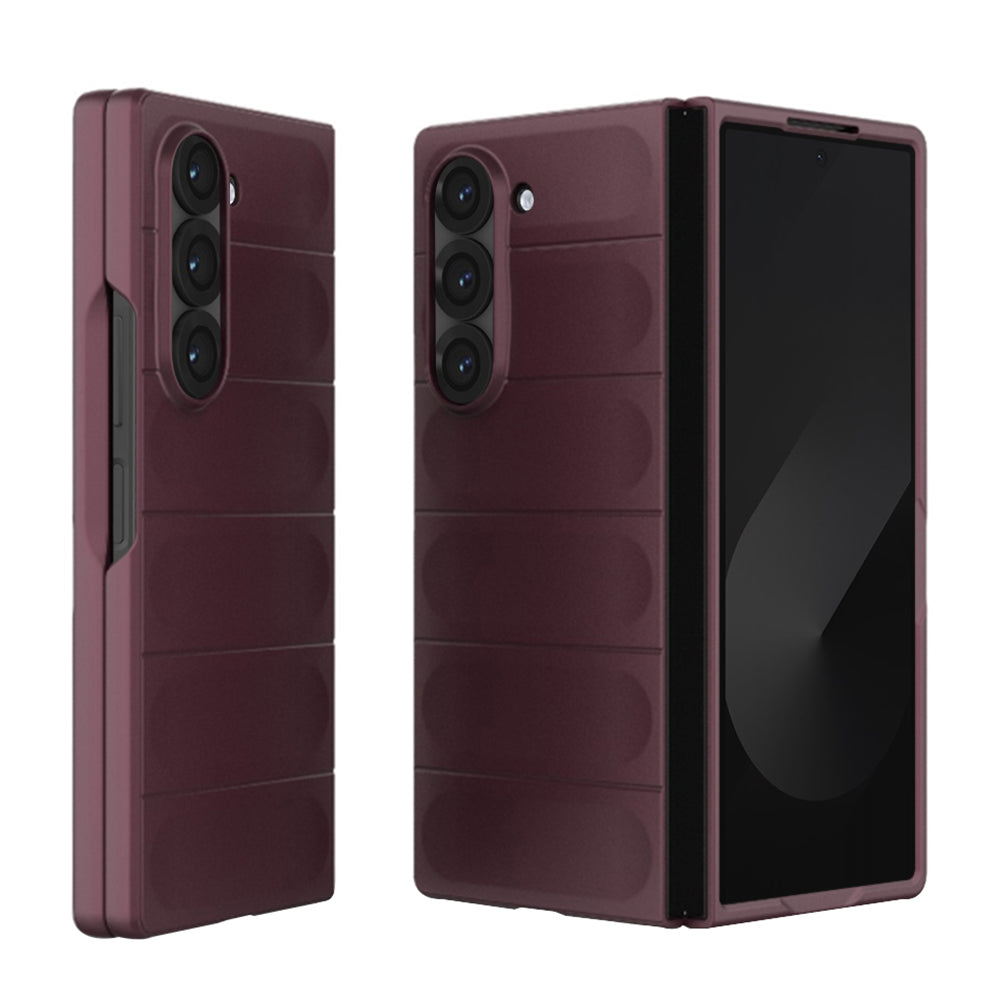 Coque pour Samsung Galaxy Z Fold6 F956, Techsuit, Magic Shield, Bordeaux