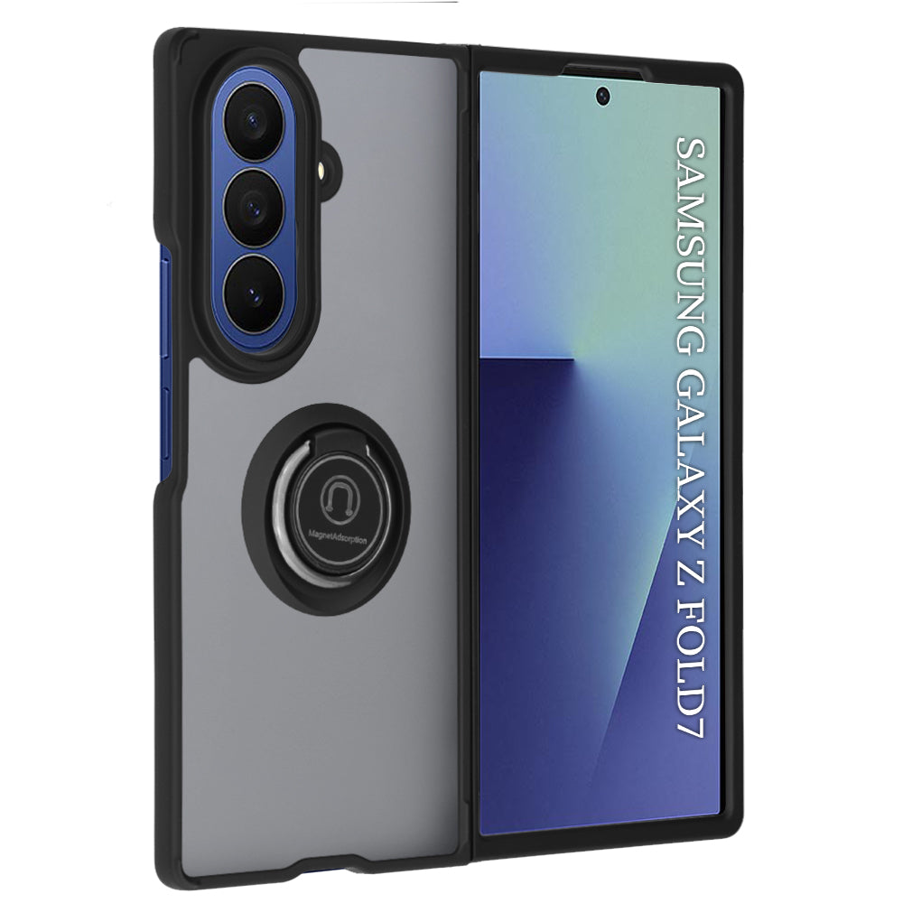Coque pour Samsung Galaxy Z Fold7 F966, Techsuit, Glinth, Noire