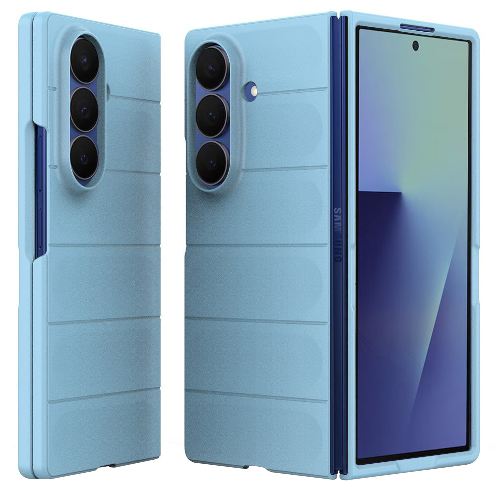 Hoes voor Samsung Galaxy Z Fold7 F966, Techsuit, Magic Shield, Blauw