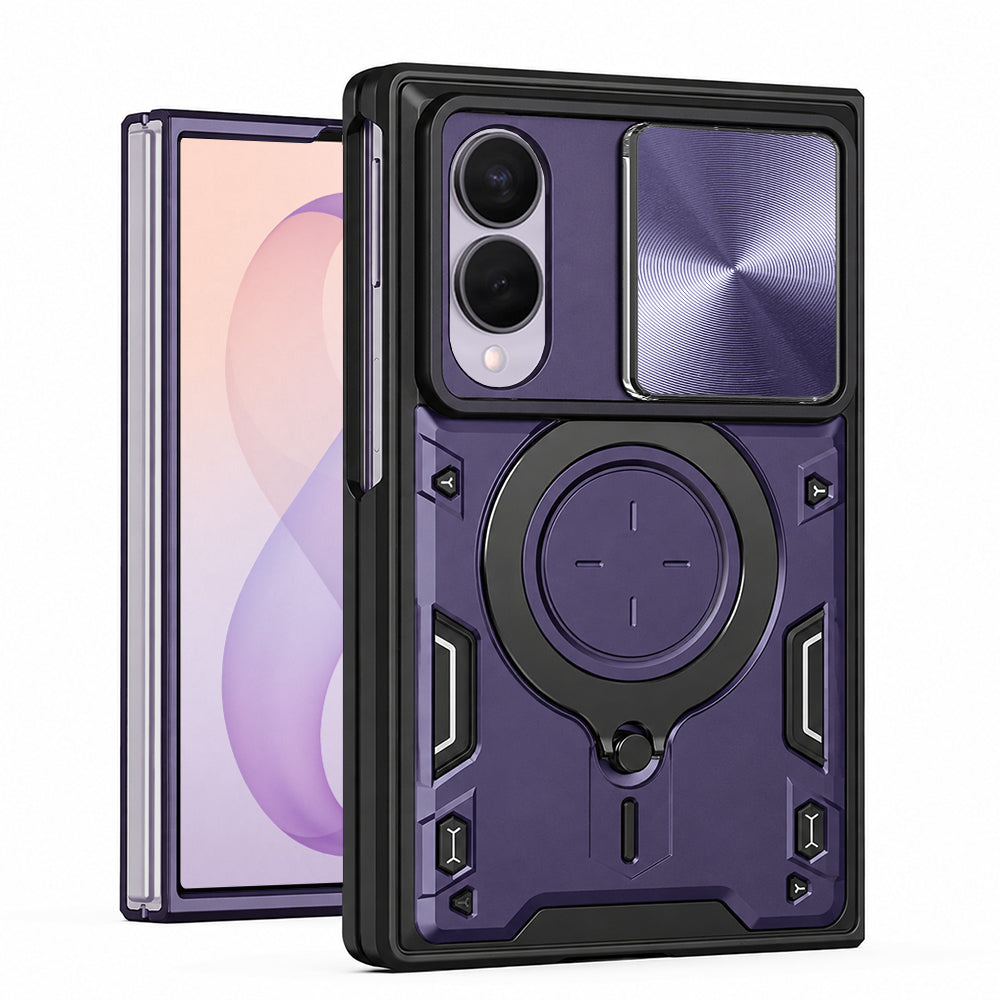 Coque pour Samsung Galaxy Z Fold8 F971, Techsuit, CamGuard Pro, Violet