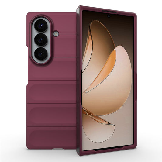 Hülle für Samsung Galaxy Z Fold8 Ultra F976, Techsuit, Magic Shield, Weinrot