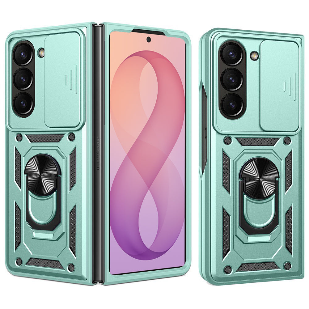 Coque pour Samsung Galaxy Z Fold8 Ultra F976 / Z Fold7 F966, Techsuit, CamShield, Vert