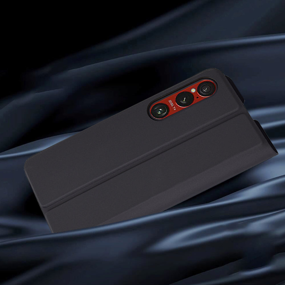 Coque pour Sony Xperia 1 VI, Techsuit, Magskin Book, Noire