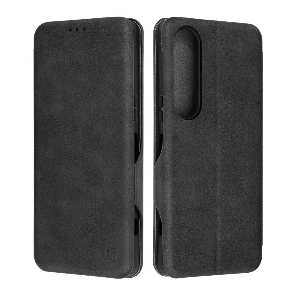 Coque pour Sony Xperia 1 VI, Techsuit, Safe Wallet Plus, Noire