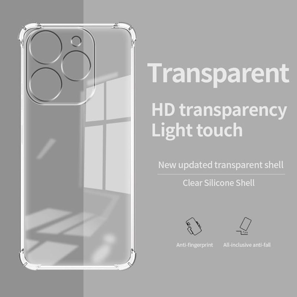 Coque pour Tecno Spark 20 Pro, Techsuit, Antichoc Claire, Transparente