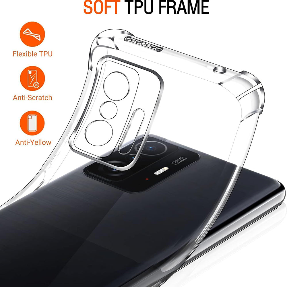 Coque pour Xiaomi 11T / 11T Pro, Techsuit, Anti-choc Claire, Transparente
