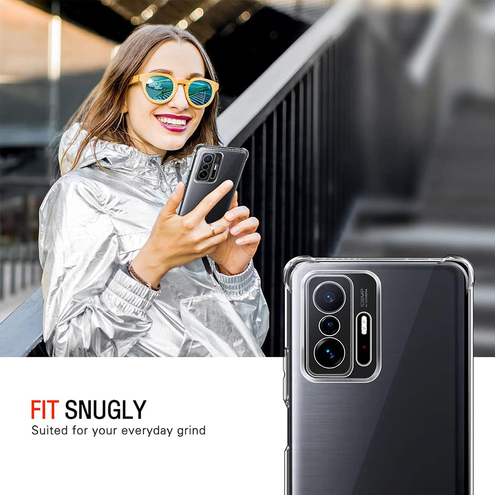 Coque pour Xiaomi 11T / 11T Pro, Techsuit, Anti-choc Claire, Transparente