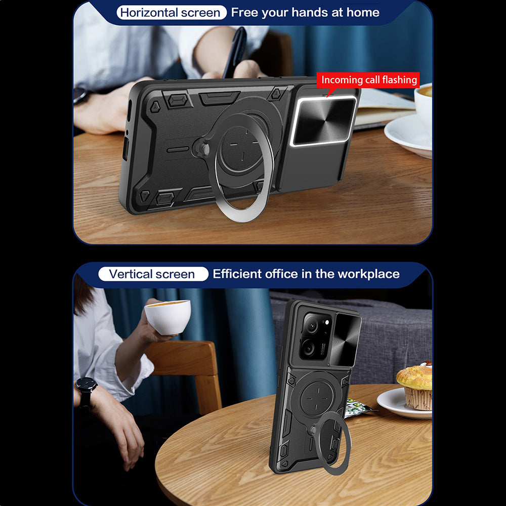 Coque pour Xiaomi 13T Pro / 13T, Techsuit, CamGuard Pro, Noire
