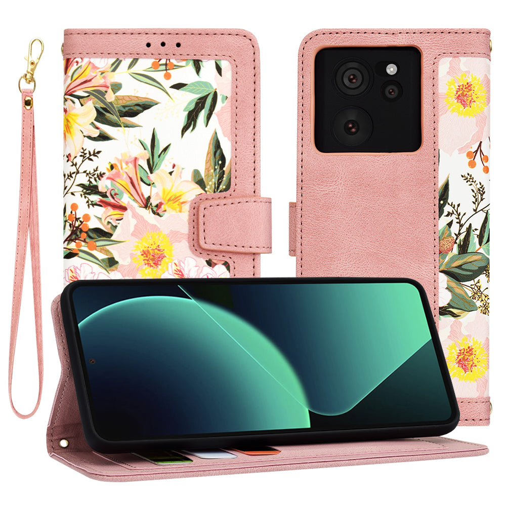Coque pour Xiaomi 13T Pro / 13T, Techsuit, FlipCraft, Rose