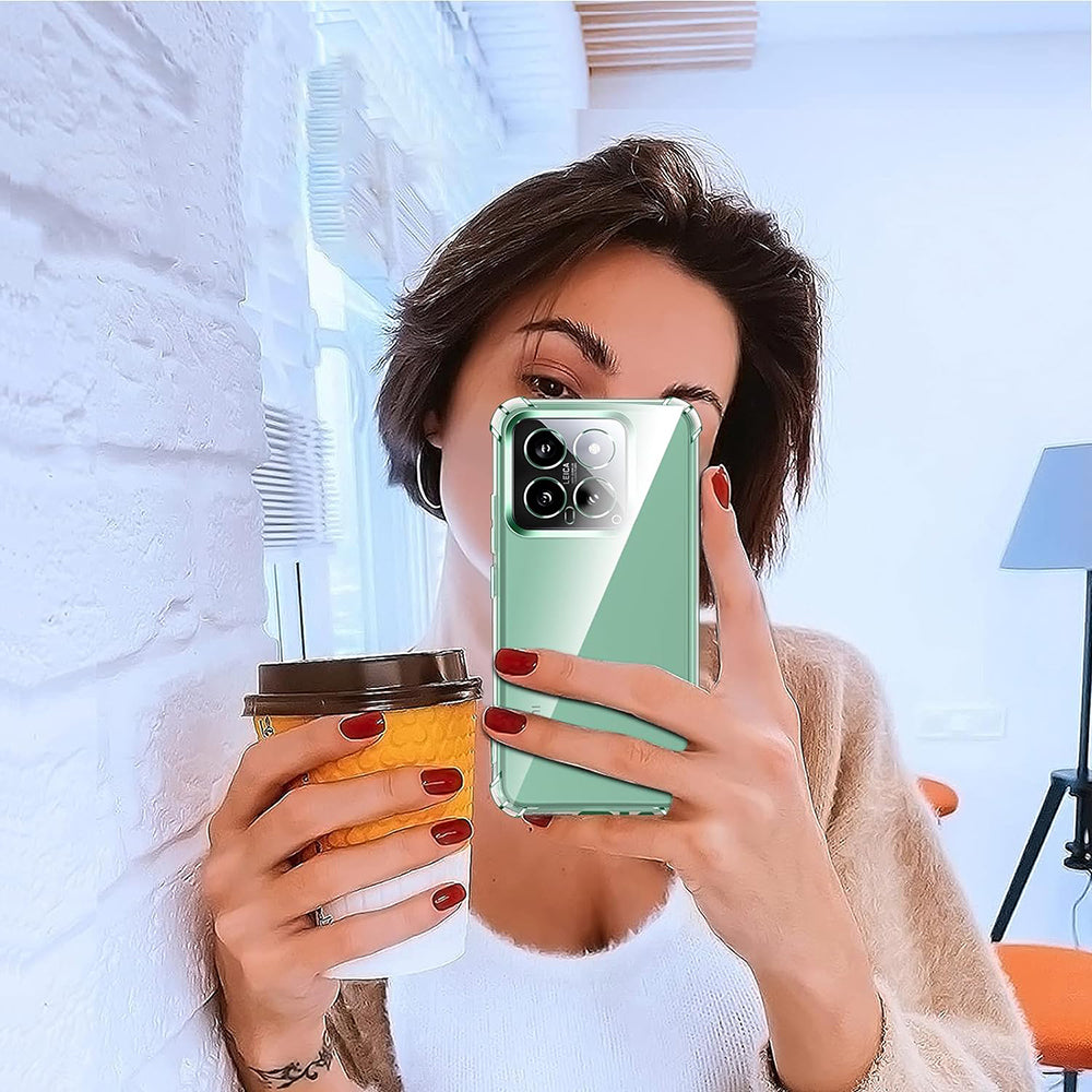 Étui pour Xiaomi 14 Pro, Techsuit, Shockproof Clear, Transparent