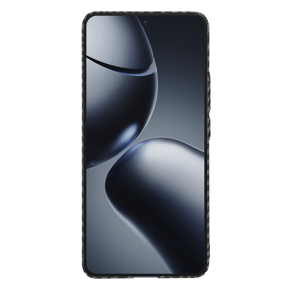 Coque pour Xiaomi 14T Pro, Techsuit, Carbonite FiberShell, Noire