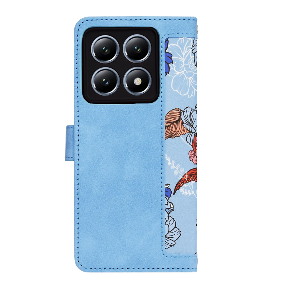 Coque pour Xiaomi 14T Pro, Techsuit, FlipCraft, Bleu