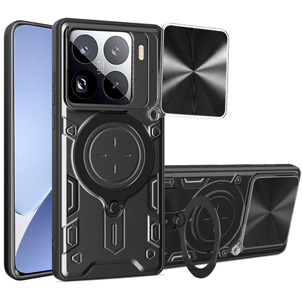 Coque pour Xiaomi 15 Pro, Techsuit, CamGuard Pro, Noire