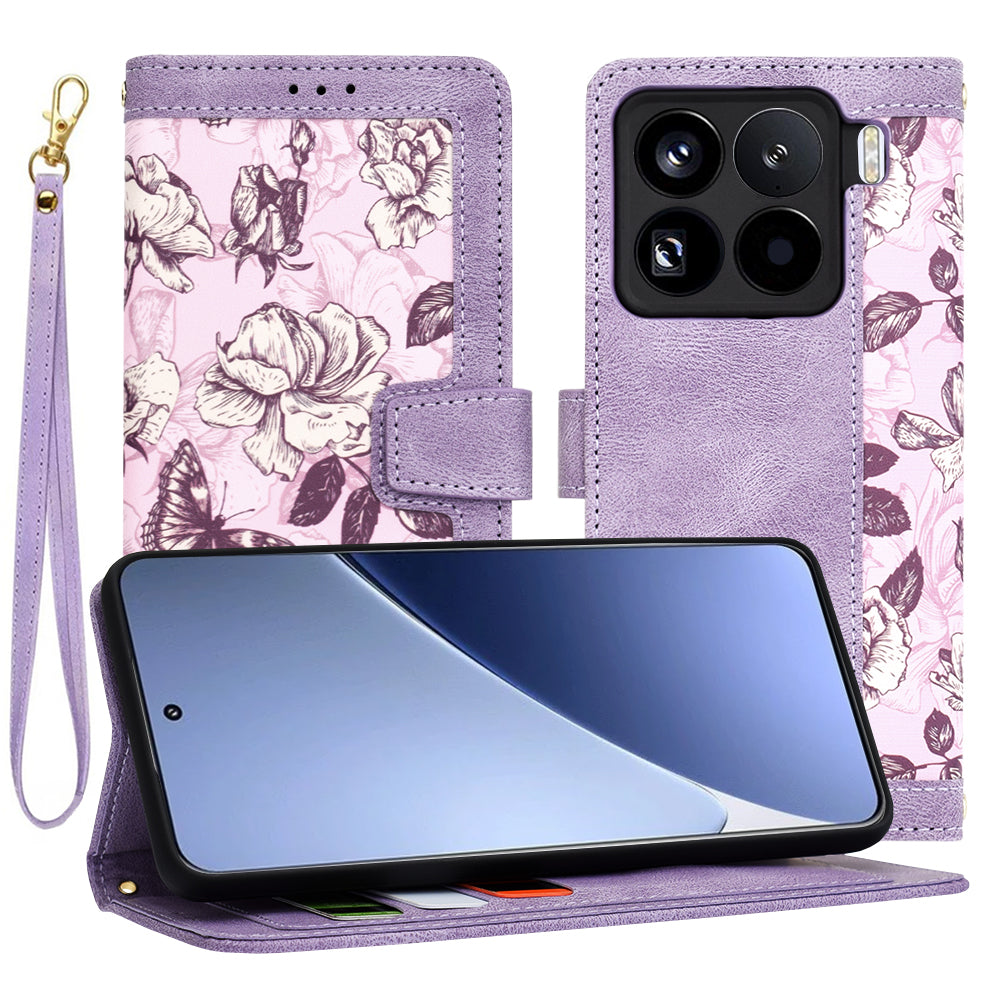 Coque pour Xiaomi 15 Pro, Techsuit, FlipCraft, Violet