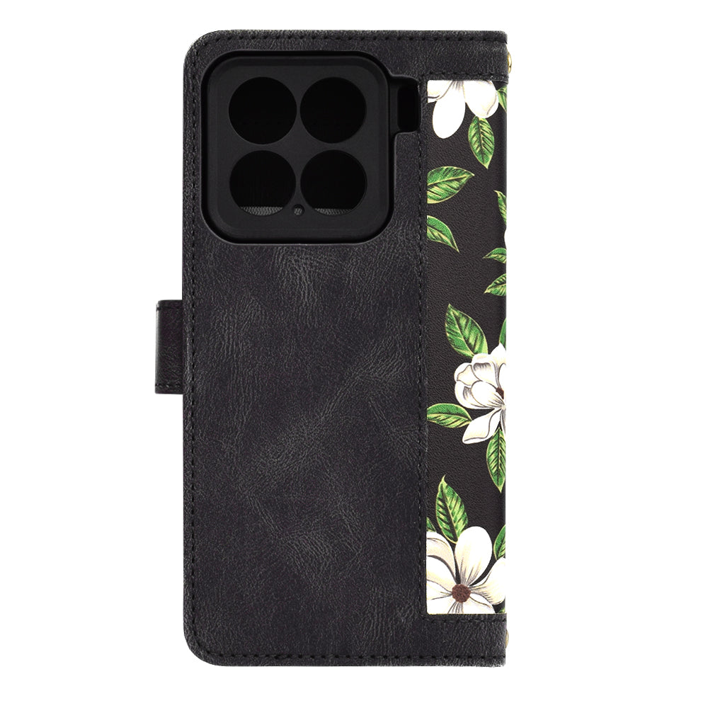 Coque pour Xiaomi 15, Techsuit, FlipCraft, Noire