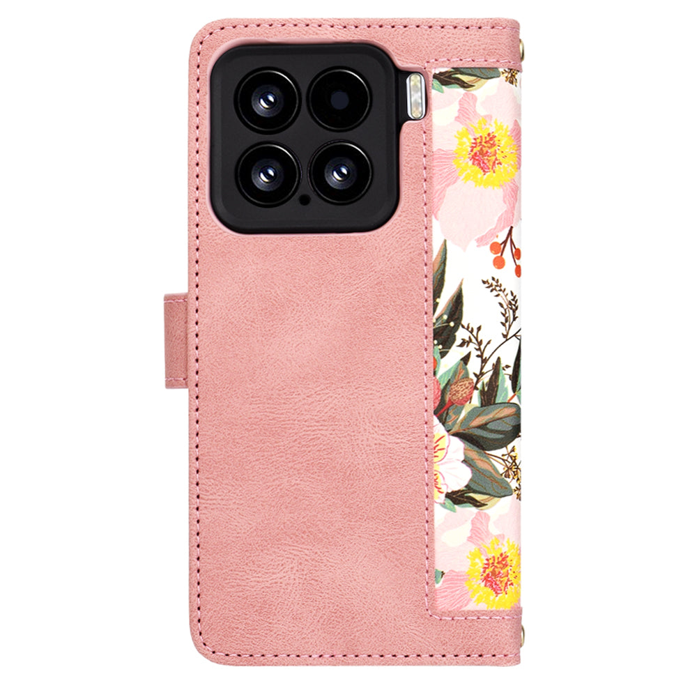 Coque pour Xiaomi 15, Techsuit, FlipCraft, Rose