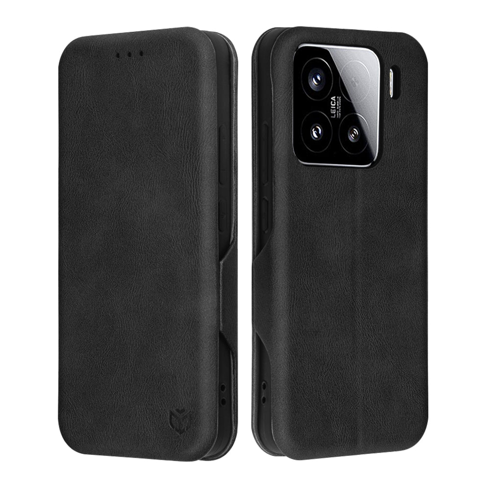 Coque pour Xiaomi 15, Techsuit, Safe Wallet Plus, Noire