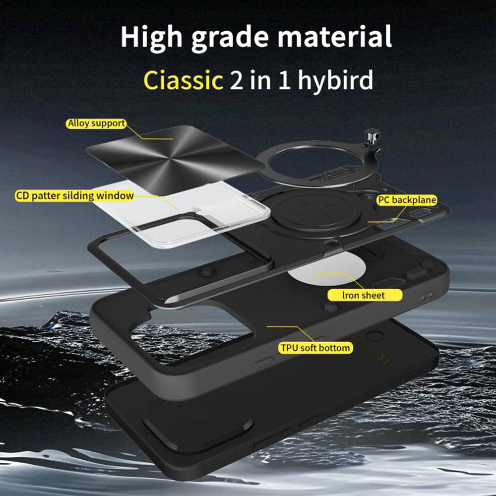 Hoes voor Xiaomi 15T Pro, Techsuit, CamGuard Pro, Blauw