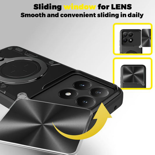 Housse pour Xiaomi 15T, Techsuit, CamGuard Pro, Rouge