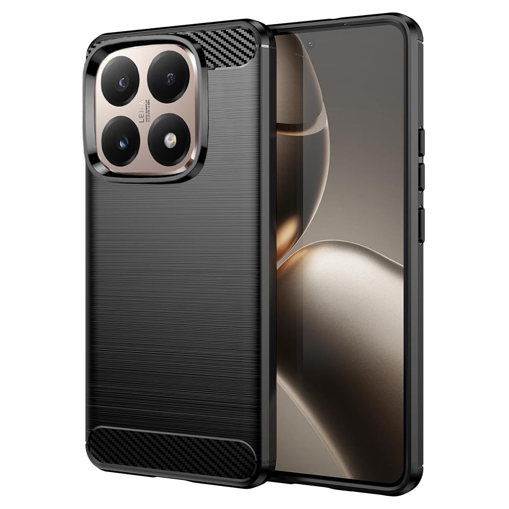 Hülle für Xiaomi 15T, Techsuit, Carbon, Schwarz