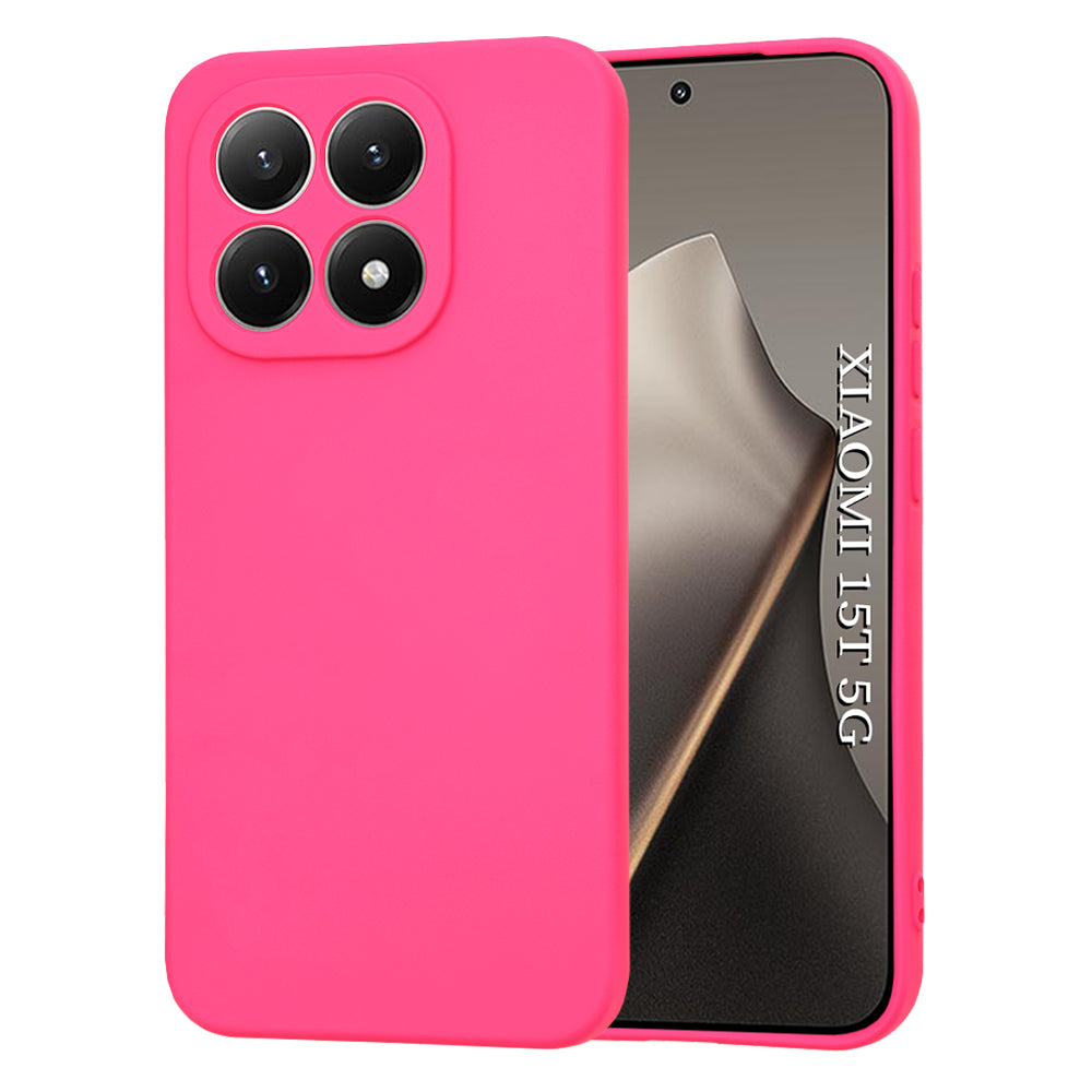 Hoes voor Xiaomi 15T, Techsuit, SoftFlex, Donkerroze