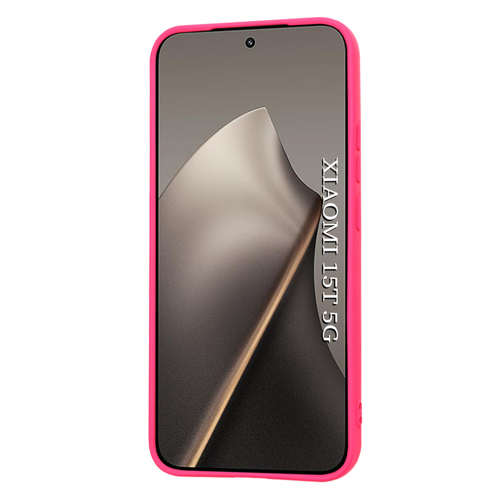 Hoes voor Xiaomi 15T, Techsuit, SoftFlex, Donkerroze