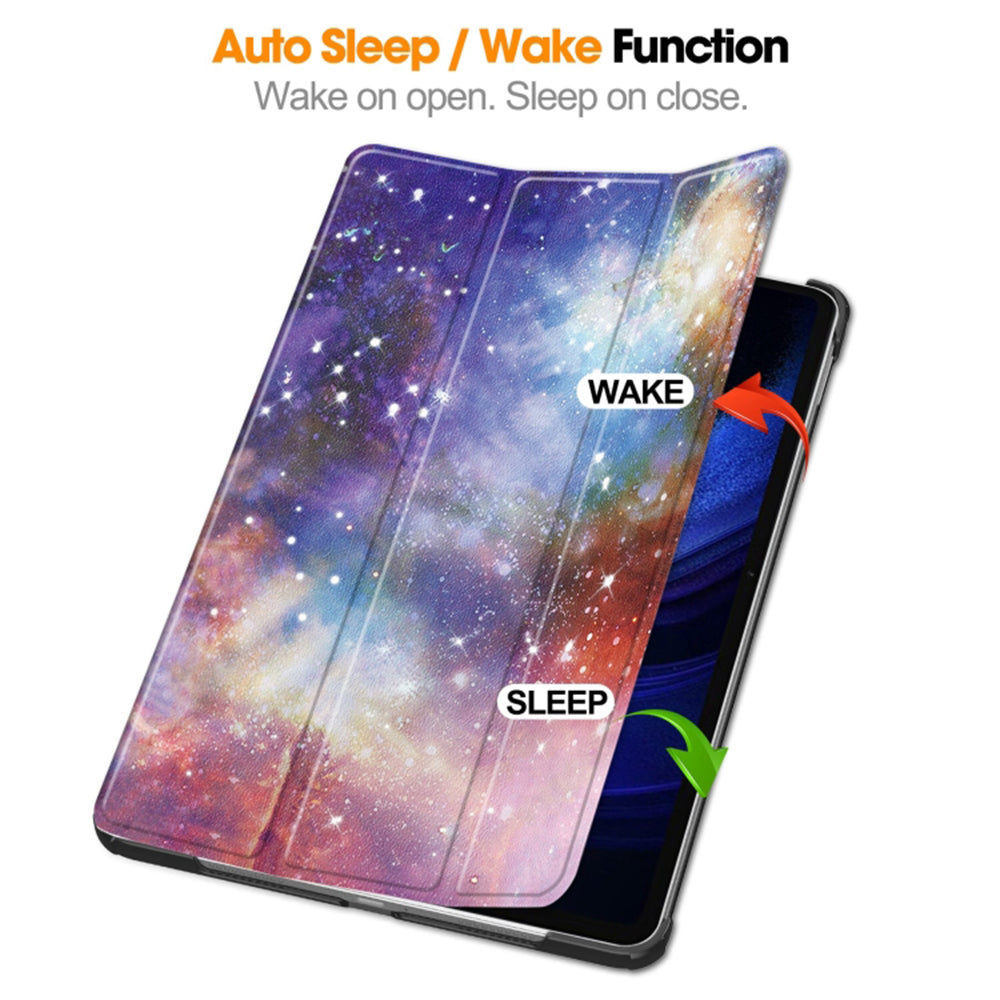 Coque pour Xiaomi Pad 6 / 6 Pro, Techsuit, FoldPro Galaxy, Multicolore