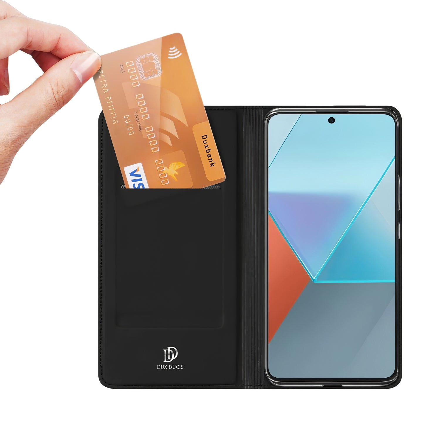 Pochette pour Xiaomi Poco X6 / Note 13 Pro 5G, DUX DUCIS, Skin Pro, Noir